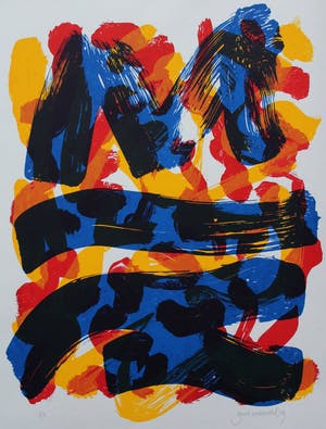 Gerrit Westerveld - Zeefdruk: geometrische compositie - 2009 kopen? Bied vanaf 39!