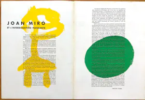 Joan Miro - Derrière Le Miroir - no. 14-15 - Jaar 1948 - Maeght Paris - 2e Editie - Goed kaufen? Bieten Sie von 50!