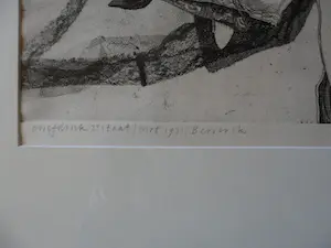 Herman Berserik - grote ets - 1971 kopen? Bied vanaf 80!