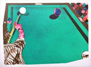 Jacqueline de Jong - Biljart... bande avant verkocht voor € 60!