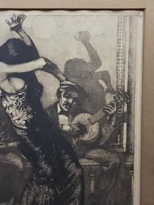 Frans Hogerwaard - Spaanse danseres. Gesigneerd. kopen? Bied vanaf 89!
