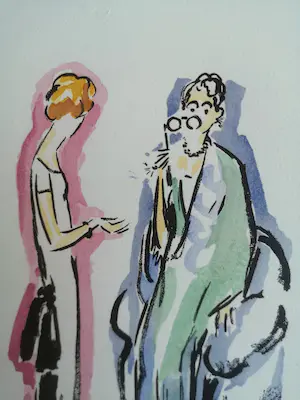 Kees van Dongen - Originele Pochoir uit La Garçonne, gelimiteerde oplage kopen? Bied vanaf 75!