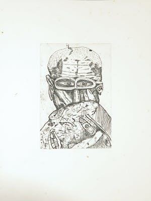 Jan Budding - Pieter Bijwaard e.a, map met 10 etsen van diverse kunstenaars kopen? Bied vanaf 200!