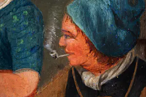 Niet of onleesbaar gesigneerd - De Schoenmaker - 1850 - Gemonogrammeerd kopen? Bied vanaf 10!