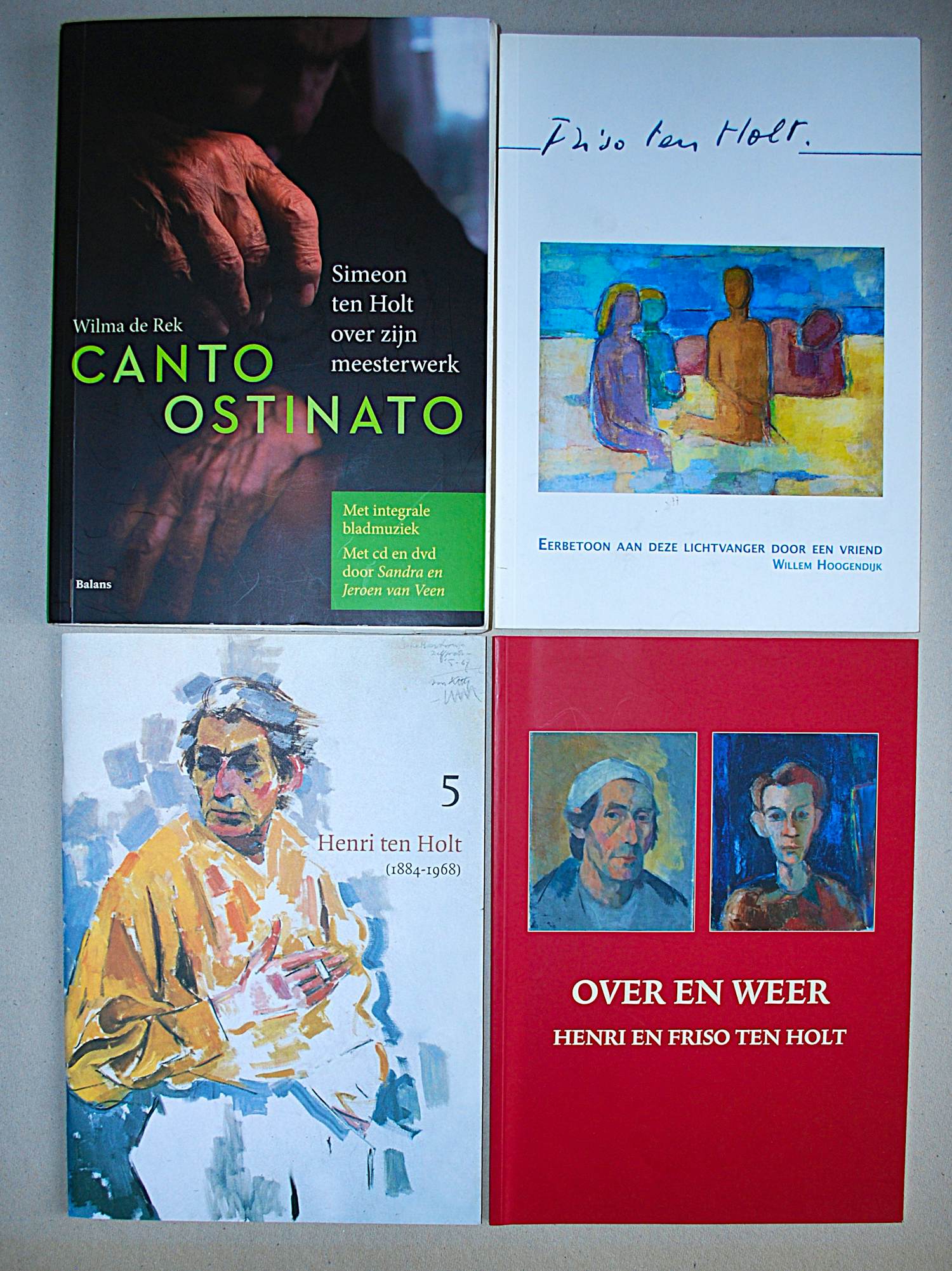 Friso ten Holt - Henri ten Holt en Simeon ten Holt: 4 boekwerken/1 DVD kopen? Bied vanaf 50!