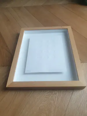 Jan Henderikse - Zero - Blinddruk van centen - 34 x 27 x 3 cm kopen? Bied vanaf 250!