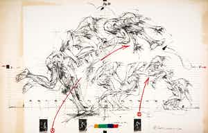Vladimir Velickovic - Litho, Saut verkocht voor € 1!