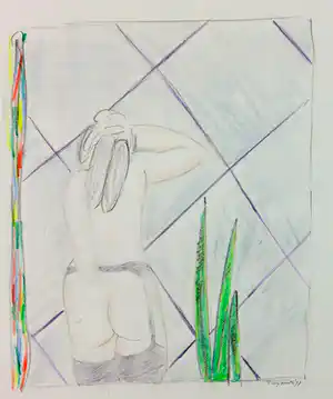 Alphons Freijmuth - Potloodtekening, Zonder titel vendu pour 100€ !