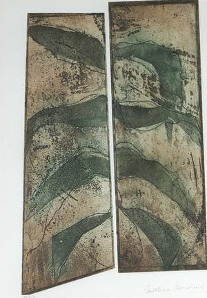 Caroline Koenders - Ets en aquatint, Bladeren - Ingelijst kopen? Bied vanaf 20!