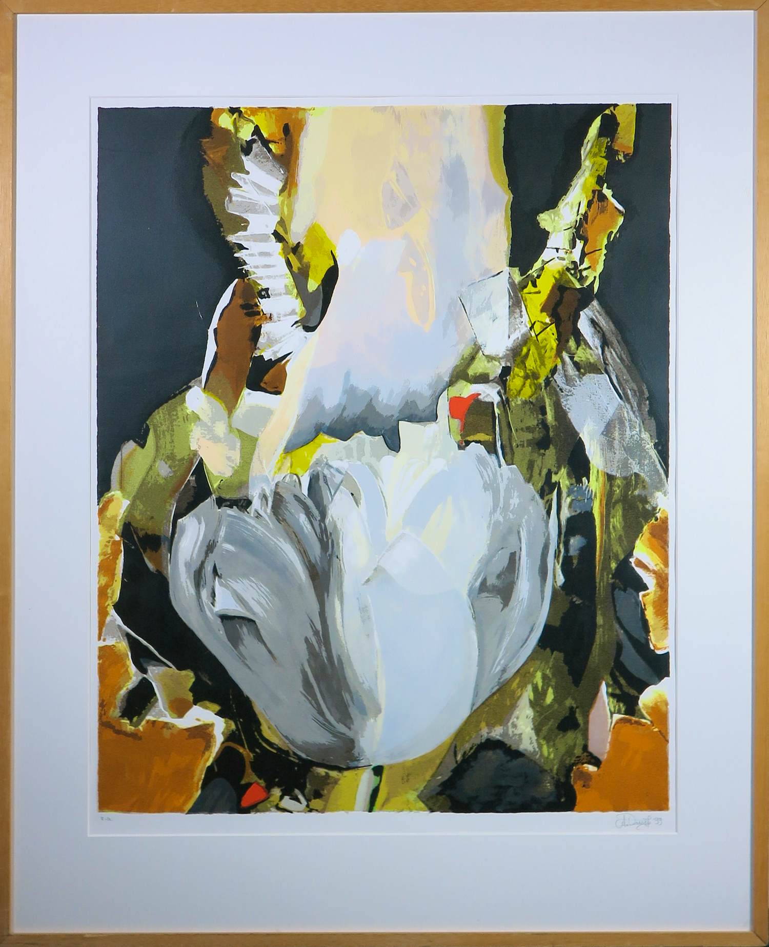 Anita Duijf - Zeefdruk op papier, Zonder titel - Ingelijst kopen? Bied vanaf 40!