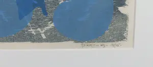 Jef Diederen - Houtsnede, Zonder titel - Ingelijst kopen? Bied vanaf 70!