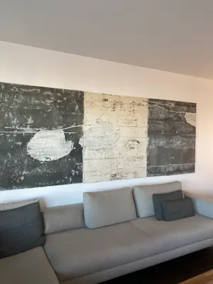 Jupp Linssen - Materiaal op doek 3 luik kopen? Bied vanaf 10000!