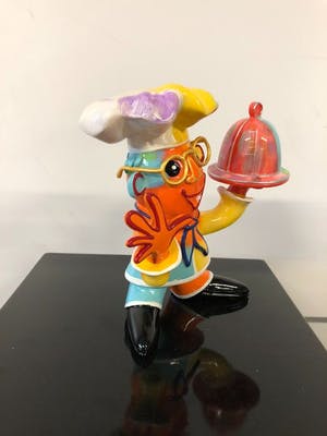 Ad Verstijnen - Kokkie met dienblad - Master Chef - Oplage 200 kopen? Bied vanaf 1!