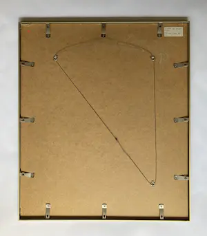 Guido de Waart - Eigen druk lithografie - gesigneerd - goudkleurige aluminium lijst kopen? Bied vanaf 1!