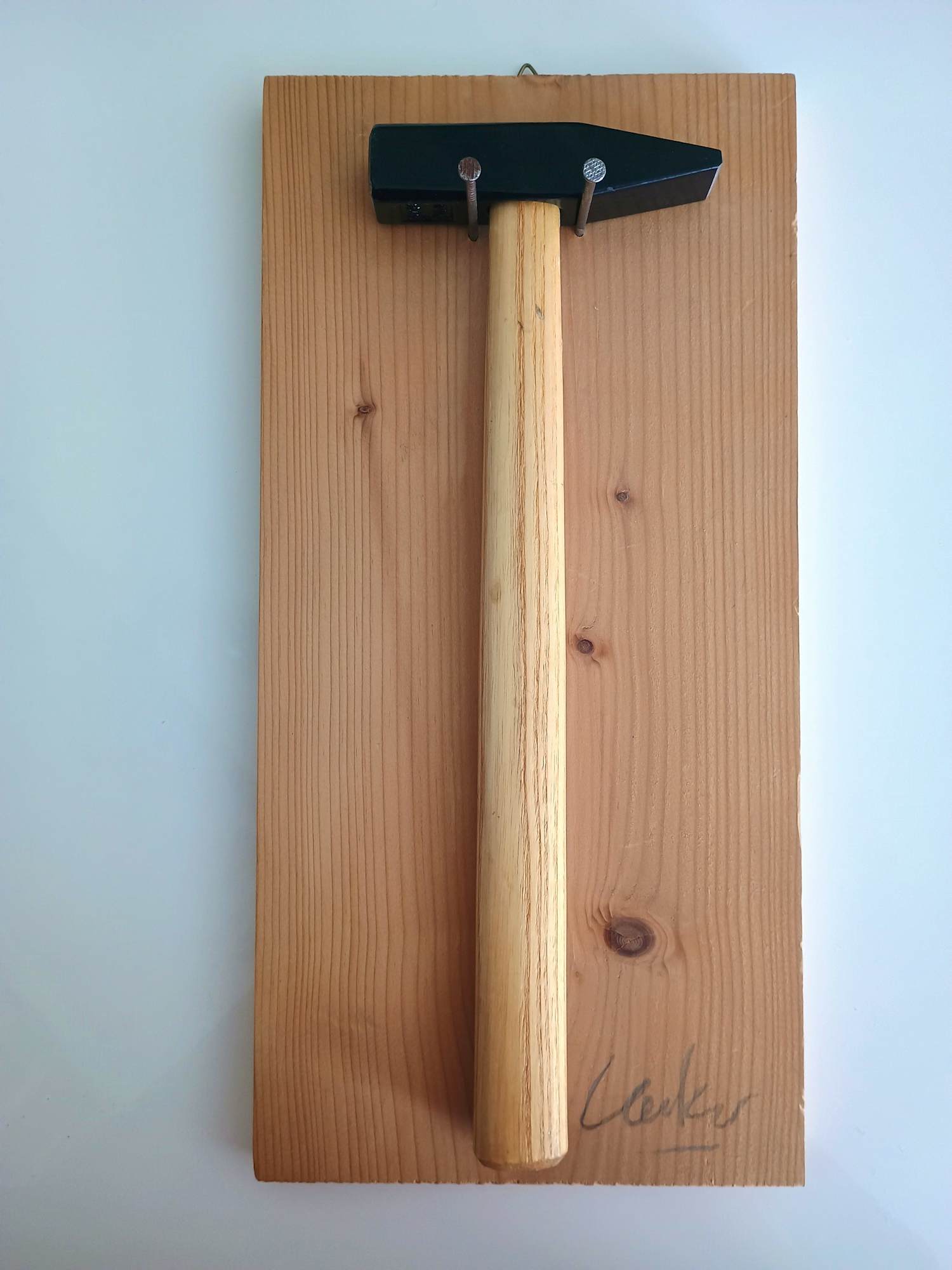 Günther Uecker - "Do it yourself" - Hammer - UNIKAT - handsigniert kopen? Bied vanaf 590!