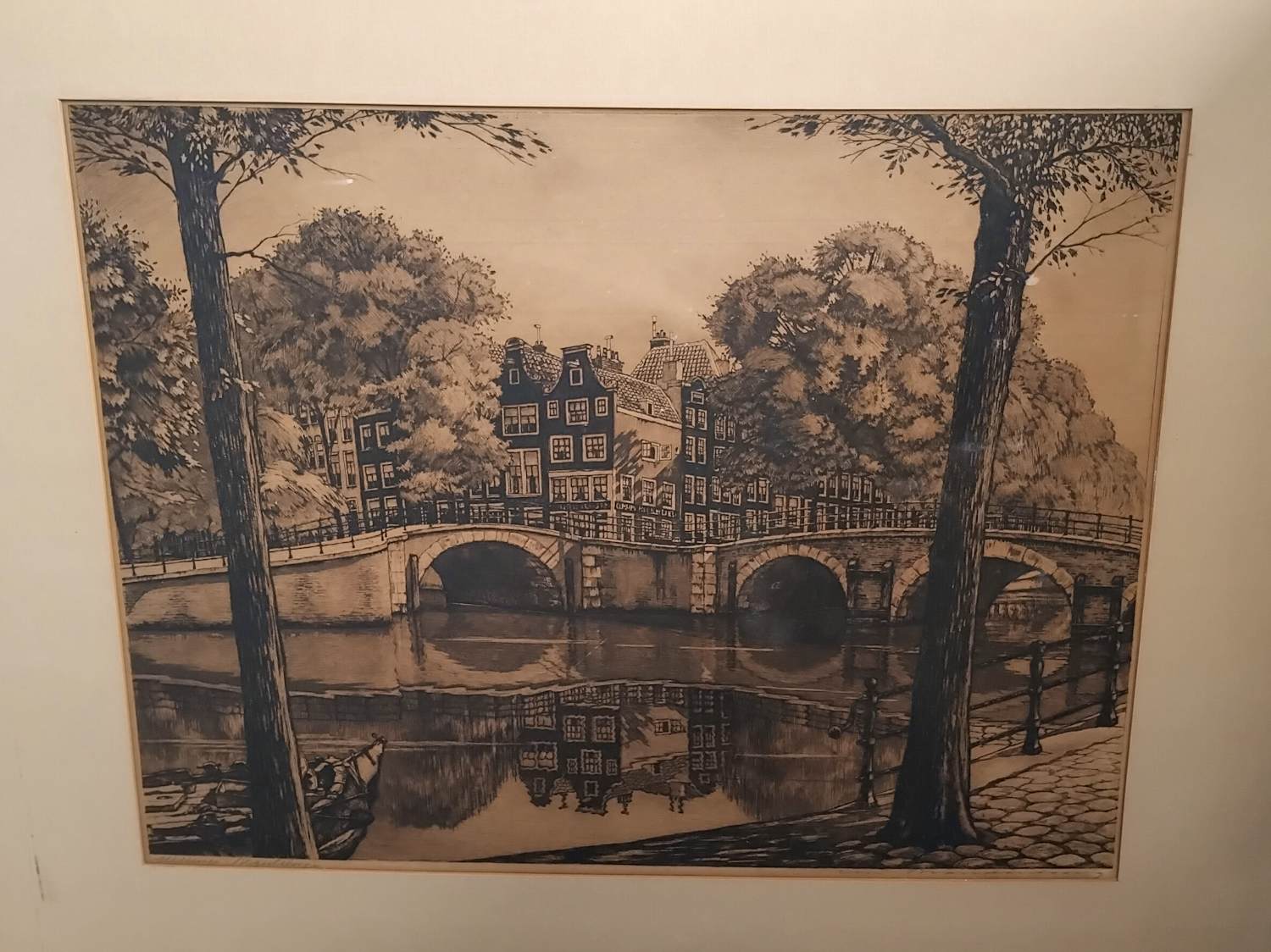 Cornelis Brandenburg - Keizersgracht - Reguliersgracht Amsterdam. kopen? Bied vanaf 95!
