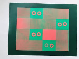 Willem Oorebeek - transparant groen en rood 1993 kopen? Bied vanaf 55!