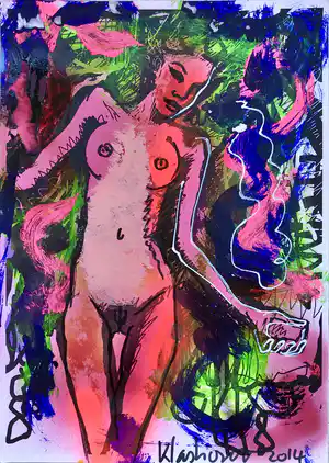 Peter Klashorst - Naked Beauty verkocht voor € 1!