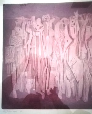 Sjaak Fransoo - Maurits Jacobus Fransoo (1948-2013) Ets-Aquatint 2/10 1981 kopen? Bied vanaf 75!