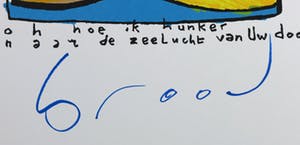 Herman Brood - Zeefdruk, Oh, hoe ik hunker... kopen? Bied vanaf 120!
