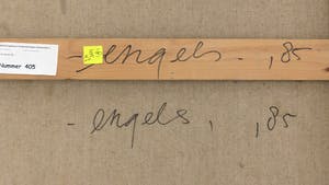 Pieter Engels - Acryl op doek, Zonder titel - Ingelijst (Zeer groot) kopen? Bied vanaf 1!