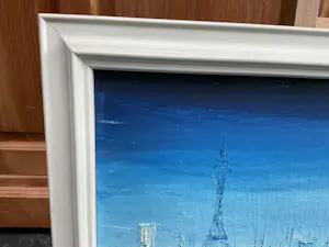 Niet of onleesbaar gesigneerd - Parijs in blauw. kopen? Bied vanaf 10!