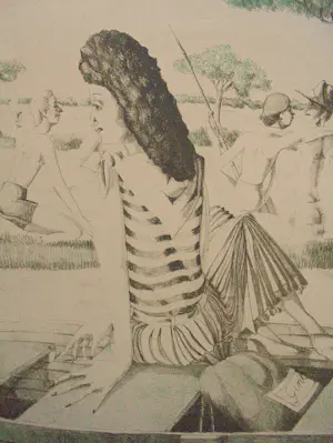 Cees Landsaat - Zomerse dag aan het water. kopen? Bied vanaf 95!