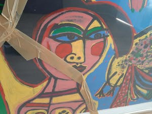 Corneille - Femme avec oiseau kopen? Bied vanaf 350!