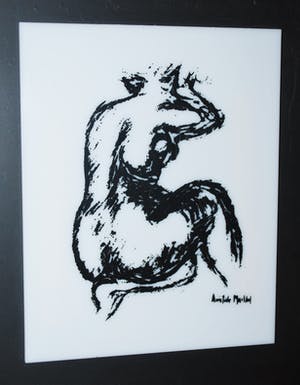 Aristide Maillol - Naakt - zeefdruk op acrylaat kopen? Bied vanaf 75!