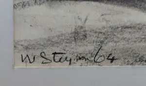 Wim Steijn - z.t. - impressionistisch landschap kopen? Bied vanaf 50!