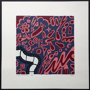 Calvin Christiaan - Zeefdruk 1994 kopen? Bied vanaf 10!