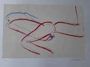 Peter Diem - Kleurenzeefdruk ABSTRAKT NAAKT kopen? Bied vanaf 40!