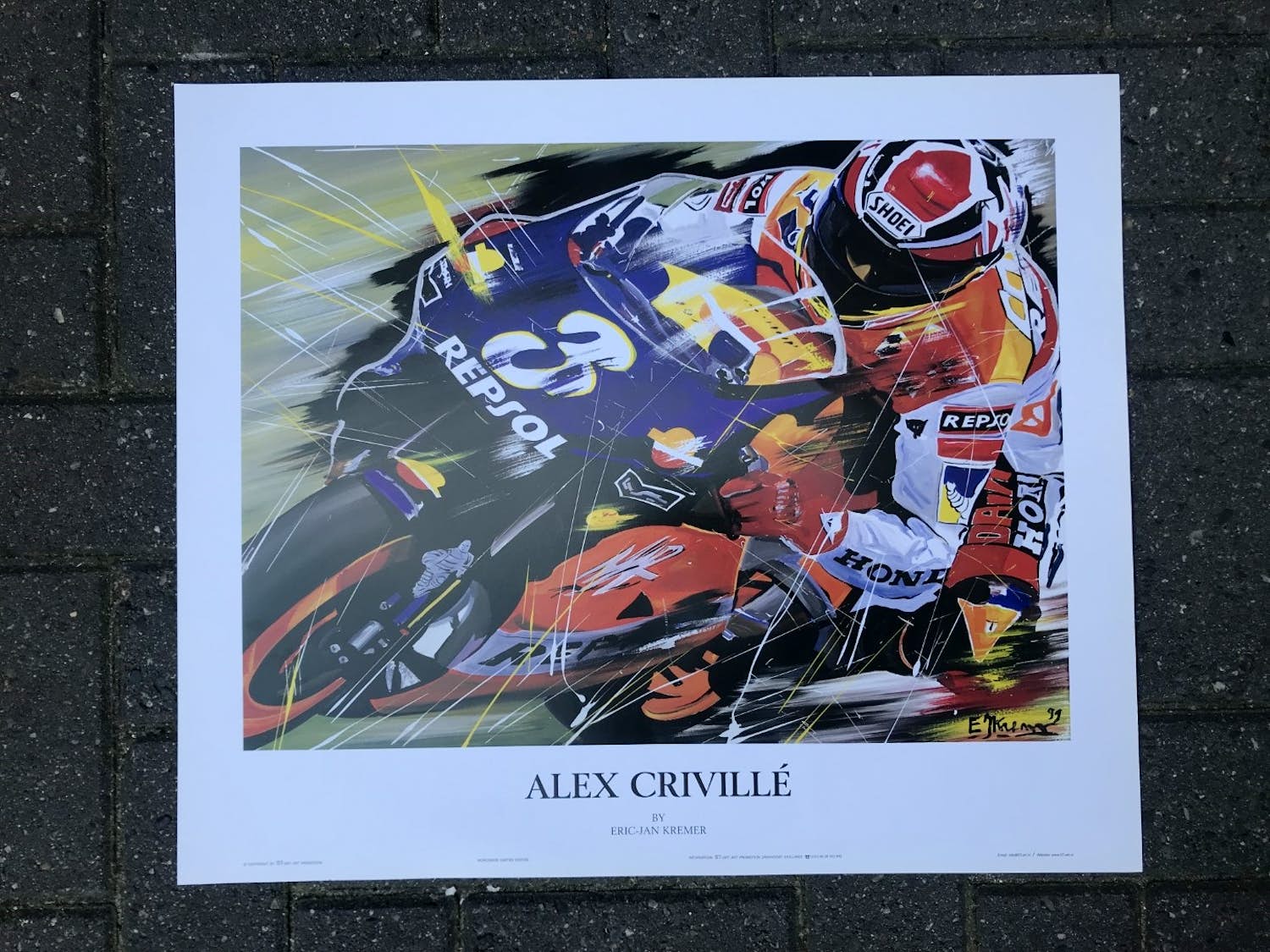 Eric-Jan Kremer - Alex Crivillé - Honda NSR500 #3 kopen? Bied vanaf 50!