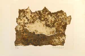 Rudolf Schoofs - 1963, Aquatinta-Radierung auf Bütten verkocht voor € 190!