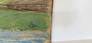 Buy Derk Wiggers - Pastel Gezicht op Rhenen met de Cuneratoren 1898? Bid from 150!