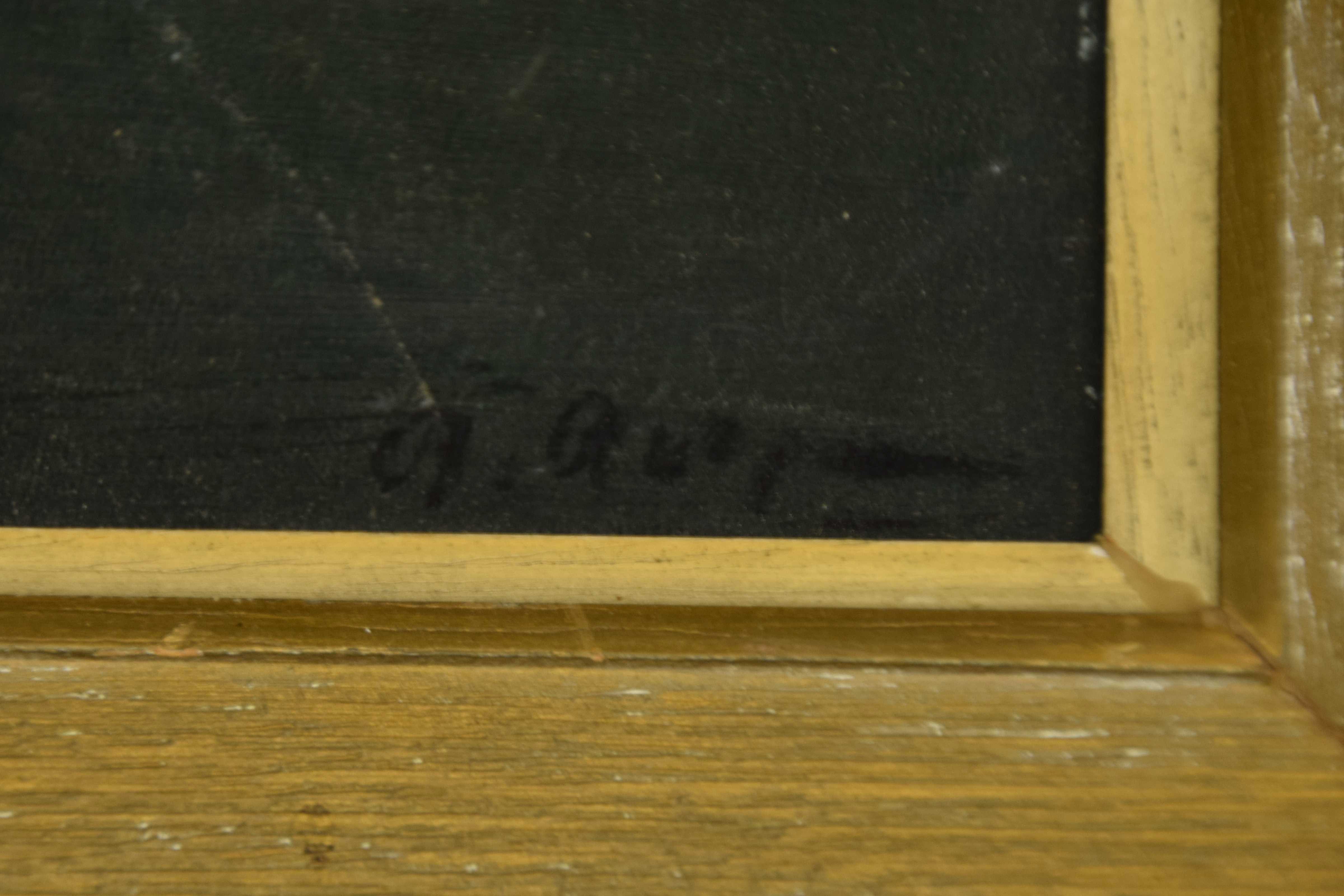 Rinus Rutjes - Landhuis - Olieverf op hardboard - gesigneerd r.o. - BKR Den Haag - 1951 kopen? Bied vanaf 10!