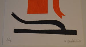 Klaas Gubbels - Baselitz, 2 keer gesigneerd! Oplage 12 ex. kopen? Bied vanaf 325!