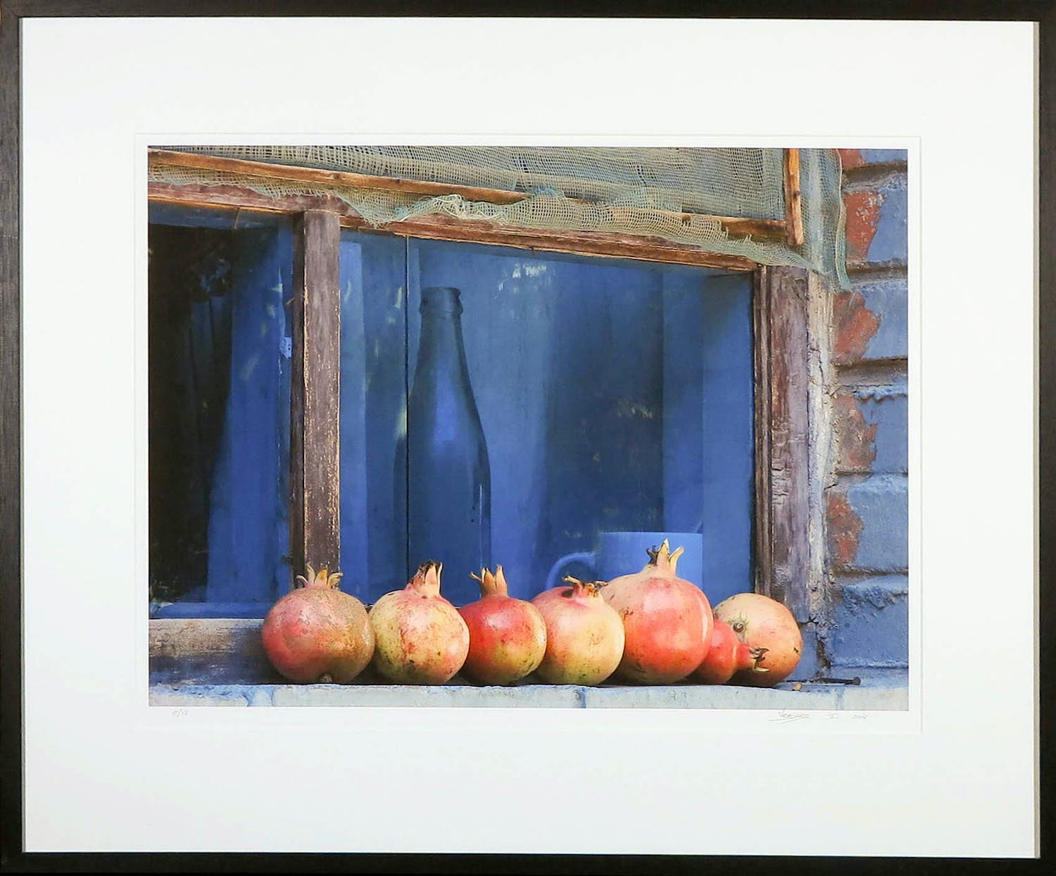 Mark Verdoes - Giclée, Bottle Blue - Ingelijst kopen? Bied vanaf 1!