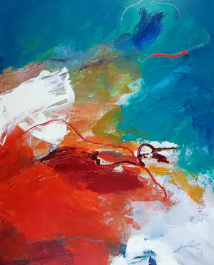 Henk van Vessem - Acryl op karton, Zonder titel nr. 4 kaufen? Bieten Sie von 50!