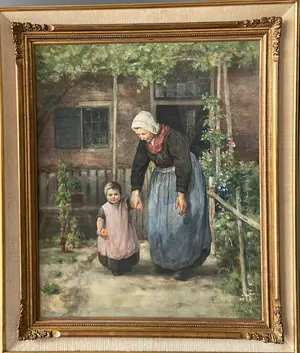 AcheterHendrik Valkenburg - Moeder met kind op tuinpad? Enchérissez de 1500!