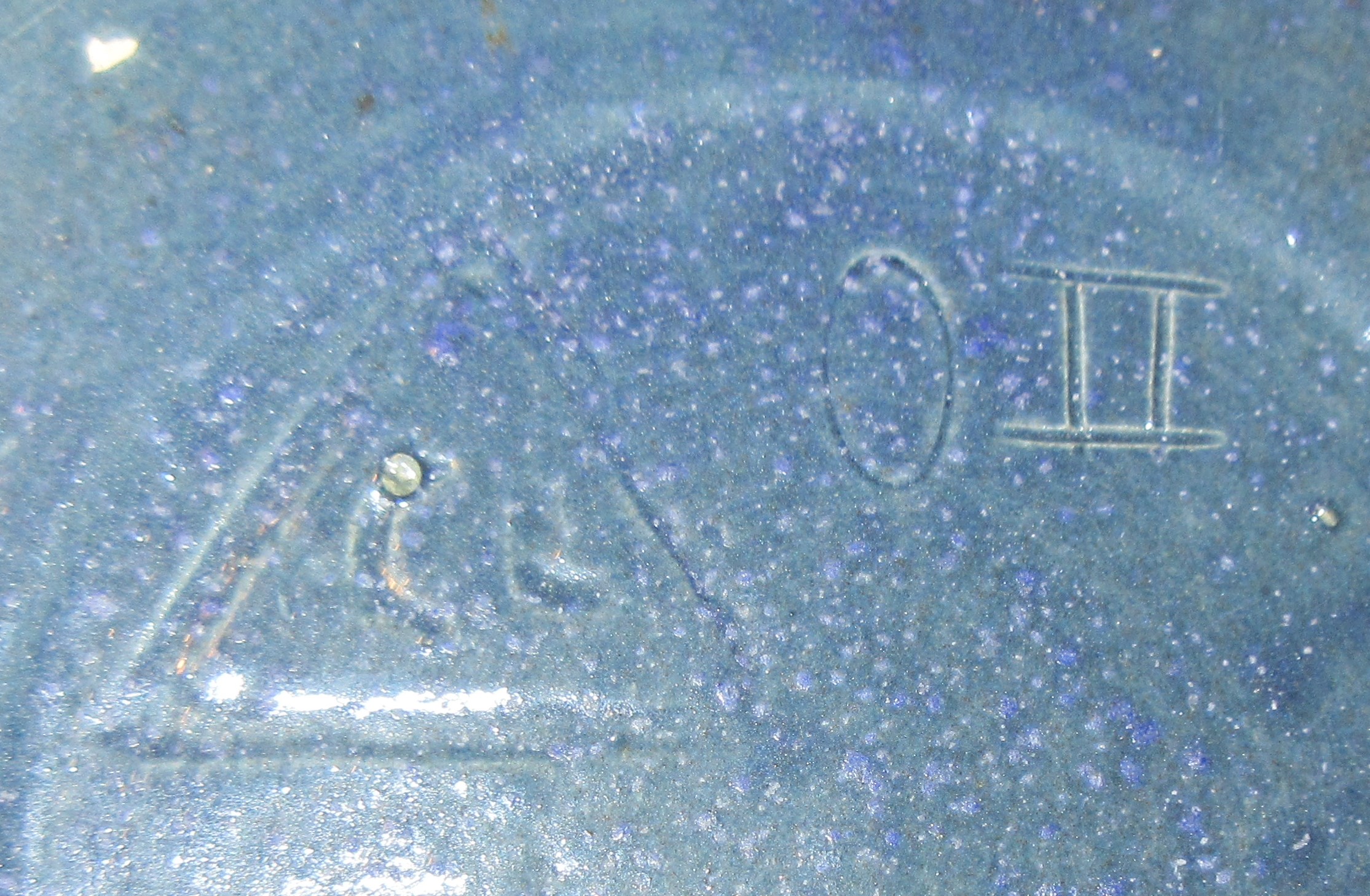 Niet of onleesbaar gesigneerd - Studio keramische blauwe vaas kopen? Bied vanaf 1!