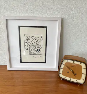 A.R. Penck - Zeldzame - Handgesigneerde litho - Compositie met figuren - Ingelijst kopen? Bied vanaf 165!