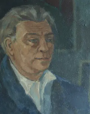 Joep Vogtschmidt - Olieverf op doek , Zelfportret – Lijst, 73 x 63 cm. - 1963 kopen? Bied vanaf 80!