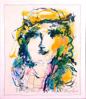 Kees Salentijn - Señorita - Olieverf op doek verkocht voor € 445!