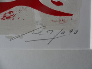 John Lie a Fo - Zeefdruk, titel, "Obia ". kopen? Bied vanaf 40!