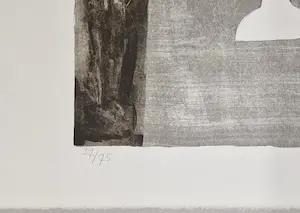 Klaas Gubbels - Litho: 'Theekan en fruitschaal' (1987) kopen? Bied vanaf 350!