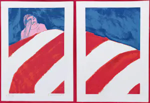 Jan Cremer - Tears on Kennedy’s Coffin 1963, zeefdruk (groot, tweeluik) kopen? Bied vanaf 250!