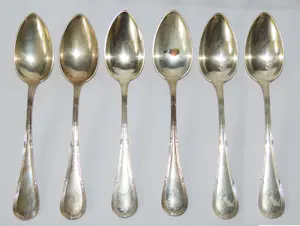 Antiek zilveren bestek, 27 stuks kopen? Bied vanaf 2100!