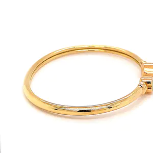 Edler Armreif mit Edelsteinherzen in 18 Karat (750) Gelbgold - Turmalin&Granat kopen? Bied vanaf 799!