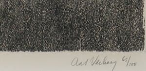 Aat Verhoog - Ets, Zonder titel - Ingelijst kopen? Bied vanaf 1!